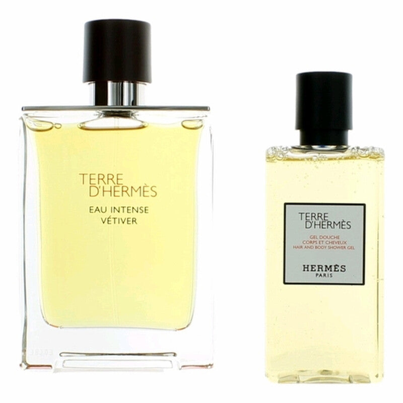 Hermes Terre D'Hermes Eau Intense Vetiver 3.4 oz EDP spray+ 2.8 gel Men's Set (Wholesale) - Luxurious Fragrance Available Online in Hong Kong & China