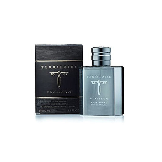 Territoire Men's Platinum EDP 3.4 oz Fragrances  (Wholesale) - Luxurious Fragrance Available Online in Hong Kong & China