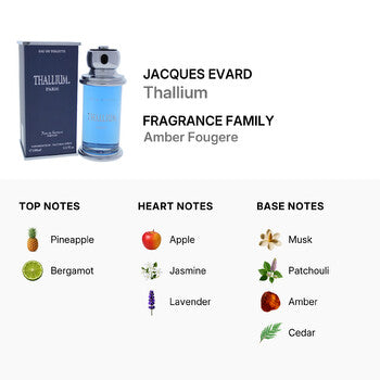 Jacques Evard Thallium by Jacques Evard EDT Spray 3.4 oz (m) (Wholesale) - Luxurious Fragrance Available Online in Hong Kong & China