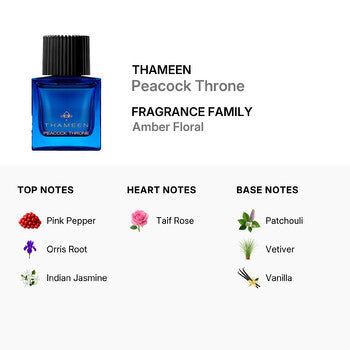 Thameen Ladies Peacock Throne Extrait de Parfum 1.7 oz (Wholesale) - Luxurious Fragrance Available Online in Hong Kong & China