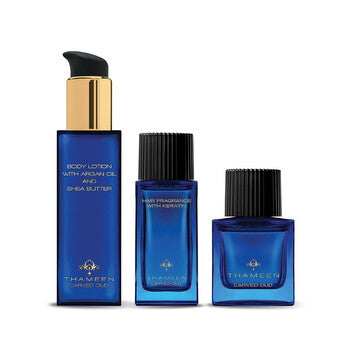 Thameen Unisex Carved Oud 3pc Gift Set - Luxurious Fragrance Available Online in Hong Kong & China