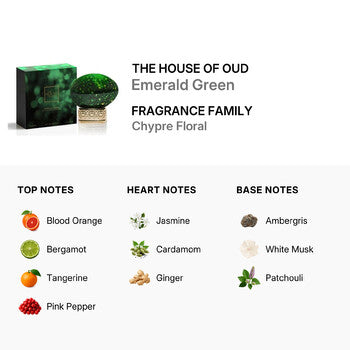 The House Of Oud Unisex Emerald Green EDP 2.5 oz (Wholesale) - Luxurious Fragrance Available Online in Hong Kong & China