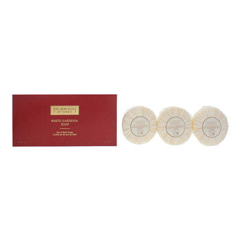 The Merchant Of Venice Ladies White Gardenia Soap Gift Set - Luxurious Fragrance Available Online in Hong Kong & China