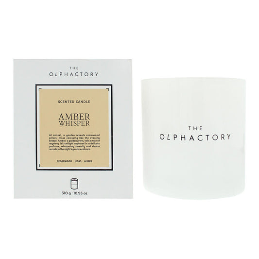The Olphactory Unisex Amber Whisper 10.93 oz Scented Candle - Luxurious Fragrance Available Online in Hong Kong & China