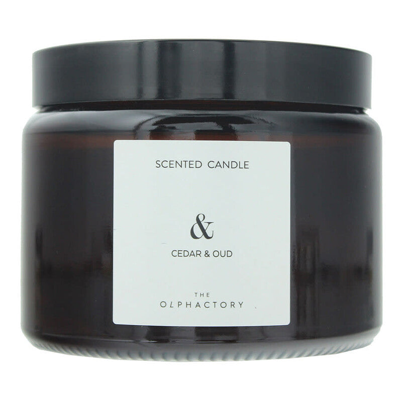 The Olphactory Unisex Cedar & Oud 12.7 oz Scented Candle (Wholesale) - Luxurious Fragrance Available Online in Hong Kong & China