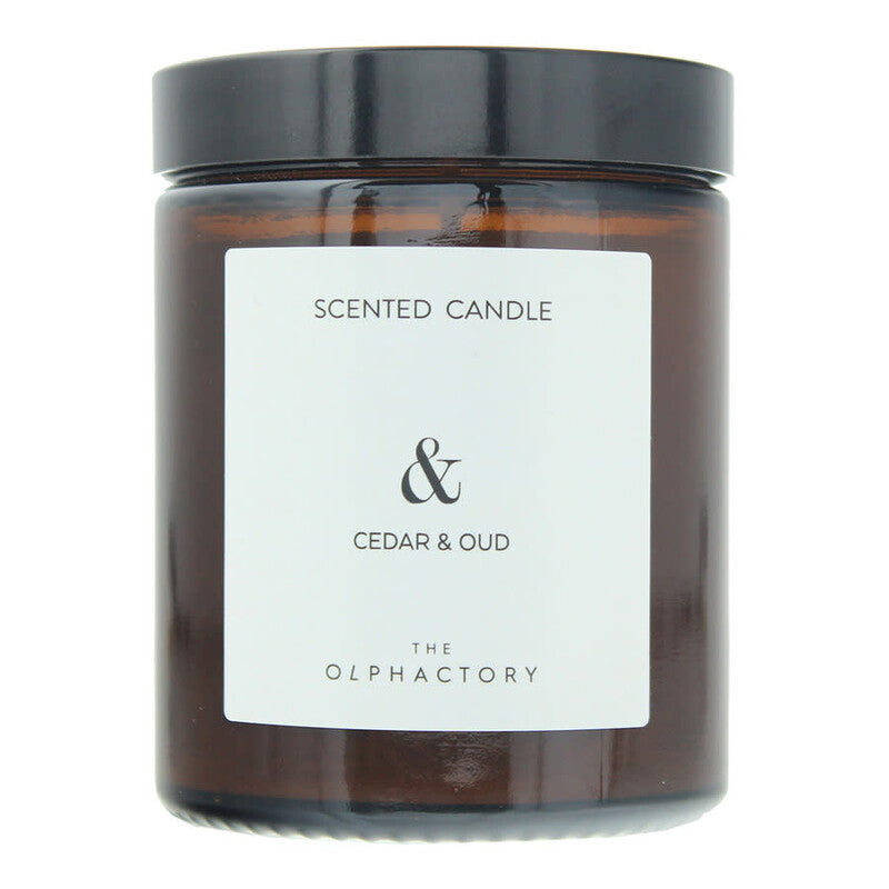 The Olphactory Unisex Cedar & Oud 4.76 oz Scented Candle (Wholesale) - Luxurious Fragrance Available Online in Hong Kong & China