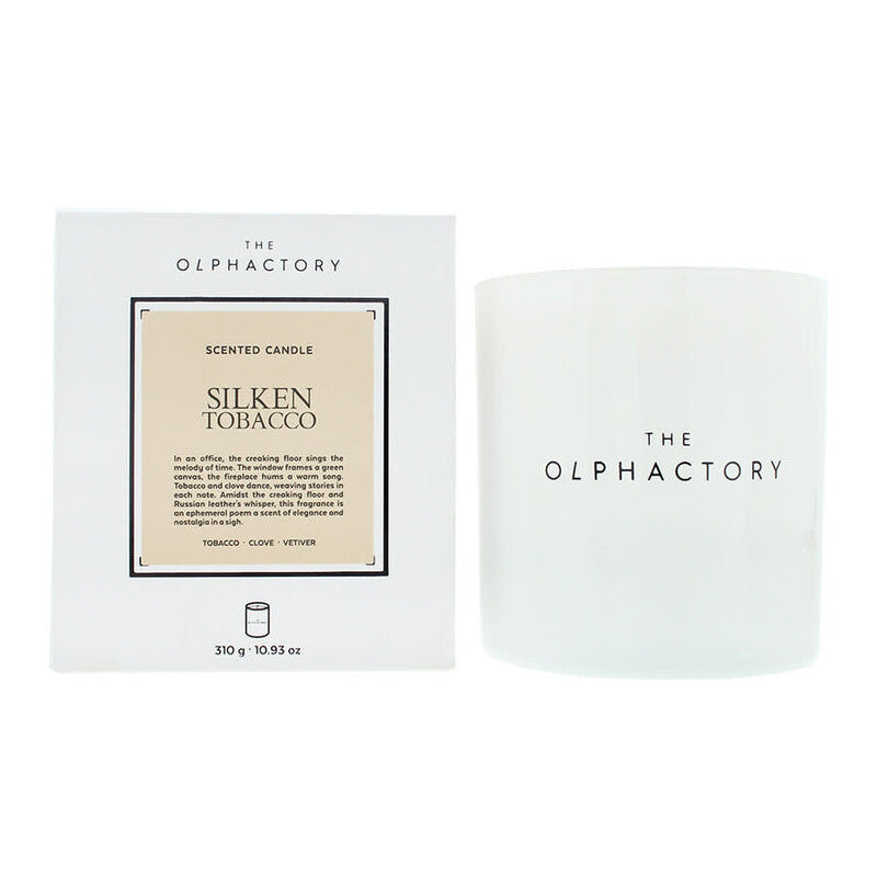 The Olphactory Unisex Silken Tobacco 10.93 oz Scented Candle (Wholesale) - Luxurious Fragrance Available Online in Hong Kong & China