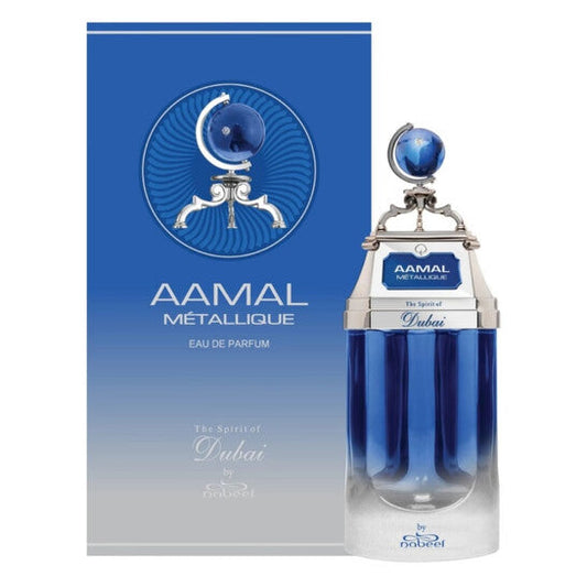 The Spirit Of Dubai Unisex Aamal Metallique EDP Spray 3.0 oz (Wholesale) - Luxurious Fragrance Available Online in Hong Kong & China