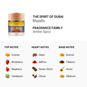 The Spirit Of Dubai Unisex Majalis EDP Spray 1.7 oz - Luxurious Fragrance Available Online in Hong Kong & China