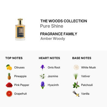 The Woods Collection Unisex Pure Shine EDP 3.4 oz (Tester) - Luxurious Fragrance Available Online in Hong Kong & China