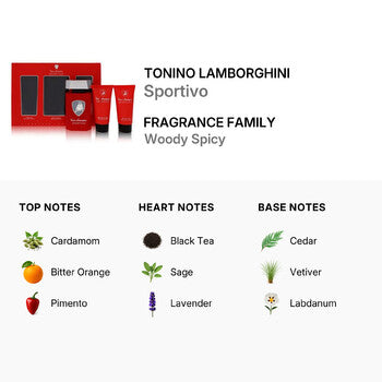 Tonino Lamborghini Men's Sportivo Gift Set - Luxurious Fragrance Available Online in Hong Kong & China