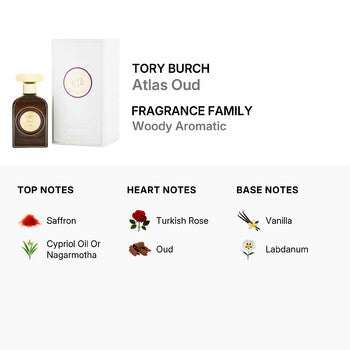 Tory Burch Ladies Atlas Oud EDP Spray 3.0 oz (Wholesale) - Luxurious Fragrance Available Online in Hong Kong & China