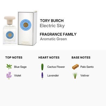 Tory Burch Ladies Electric Sky EDP Spray 3.0 oz - Luxurious Fragrance Available Online in Hong Kong & China