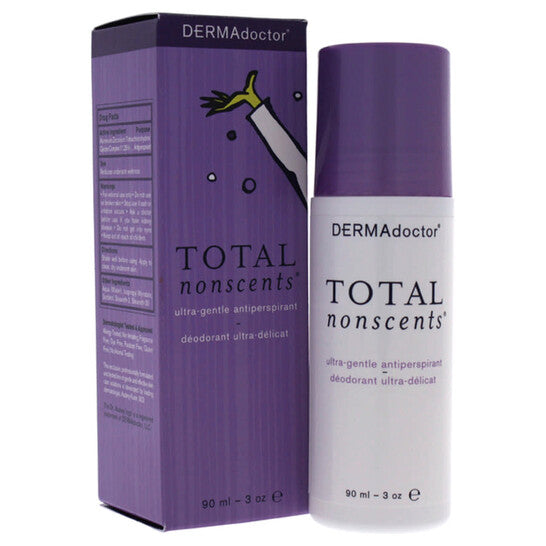 Dermadoctor Total NonScents Ultra-Gentle Antiperspirant by DERMAdoctor for Women - 3 oz Deodorant Roll-On - Luxurious Fragrance Available Online in Hong Kong & China