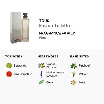 Tous Ladies Eau de Toilette EDT Spray 3 oz - Luxurious Fragrance Available Online in Hong Kong & China