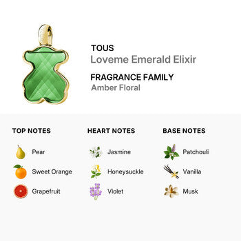 Tous Ladies Loveme Emerald Elixir EDP Spray 3.0 oz (Tester) (Wholesale) - Luxurious Fragrance Available Online in Hong Kong & China