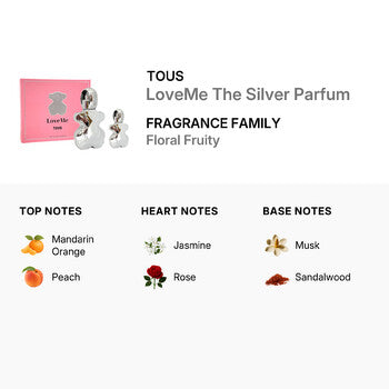 Tous Ladies LoveMe The Silver Parfum Gift Set - Luxurious Fragrance Available Online in Hong Kong & China