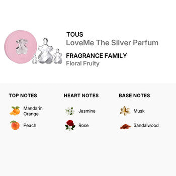 Tous Ladies LoveMe The Silver Parfum Gift Set - Luxurious Fragrance Available Online in Hong Kong & China