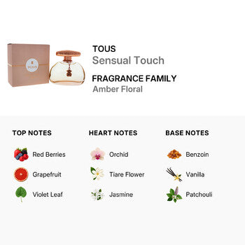 Tous Sensual Touch / Tous EDT Spray 3.4 oz (100 ml) (w) (Wholesale) - Luxurious Fragrance Available Online in Hong Kong & China