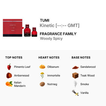 Tumi Men's Kinetic [--:-- GMT] Gift Set (Wholesale) - Luxurious Fragrance Available Online in Hong Kong & China