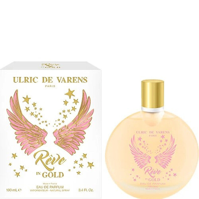 Ulric De Varens Ladies Reve in Gold EDP Spray 3.4 oz Fragrances (Wholesale) - Luxurious Fragrance Available Online in Hong Kong & China