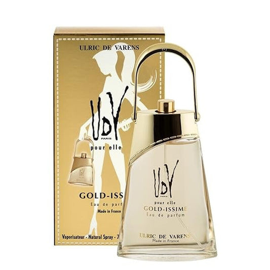 Ulric De Varens Ladies UDV Gold Issime EDP Spray 2.5 oz Fragrances (Wholesale) - Luxurious Fragrance Available Online in Hong Kong & China
