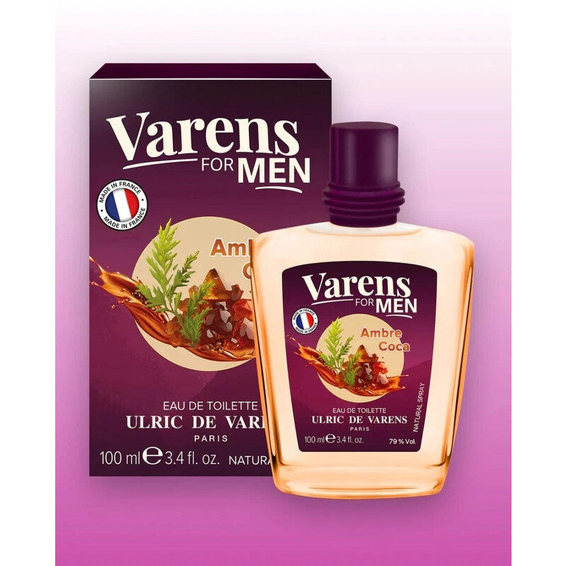 Ulric De Varens Men's Ambre Coca EDT Spray 3.4 oz Fragrances (Wholesale) - Luxurious Fragrance Available Online in Hong Kong & China
