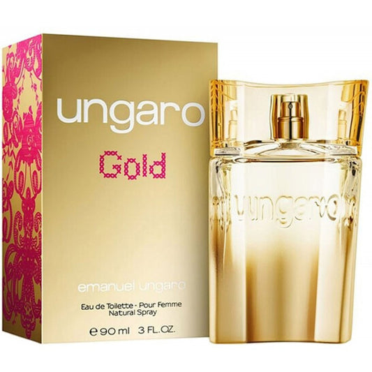 Emanuel Ungaro Ungaro Ladies Ungaro Gold EDT Spray 3.0 oz Fragrances - Luxurious Fragrance Available Online in Hong Kong & China