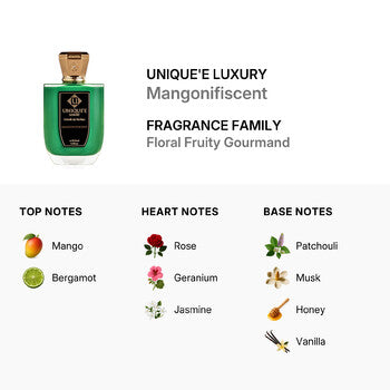 Unique'E Luxury Unisex Mangonifiscent Extrait de Parfum 3.4 oz Fragrances (Wholesale) - Luxurious Fragrance Available Online in Hong Kong & China