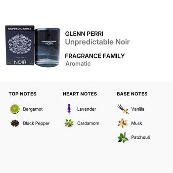 Glenn Perri Unpredictable Noir by for Men - 3.4 oz EDP Spray (Wholesale) - Luxurious Fragrance Available Online in Hong Kong & China