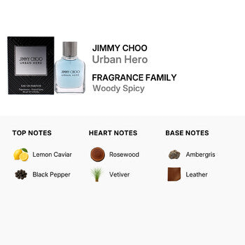 Jimmy Choo Urban Hero by Jimmy Choo for Men - 1.0 oz EDP Spray (Wholesale) - Luxurious Fragrance Available Online in Hong Kong & China