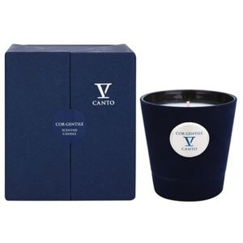 V Canto Unisex Cor Gentile Flocked Glass 8.4 oz Scented Candle - Luxurious Fragrance Available Online in Hong Kong & China