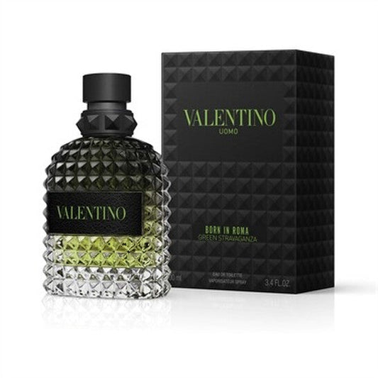 Valentino Garavani Men's Born in Roma Green Stravaganza EDT Spray 3.4 oz Fragrances (Wholesale) - Luxurious Fragrance Available Online in Hong Kong & China