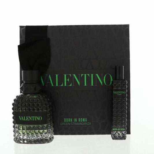 Valentino Garavani Men's Born In Roma Green Stravaganza Gift Set Fragrances - Luxurious Fragrance Available Online in Hong Kong & China