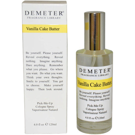 Demeter Unisex Vanilla Cake Batter EDC Spray 4.0 oz Fragrances (Wholesale) - Luxurious Fragrance Available Online in Hong Kong & China