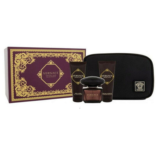 Versace Crystal Noir Eau de Toilette 4PCS Gift Set For Women - Luxurious Fragrance Available Online in Hong Kong & China