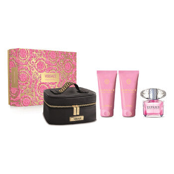 Versace Ladies Bright Crystal 4pc Gift Set - Luxurious Fragrance Available Online in Hong Kong & China