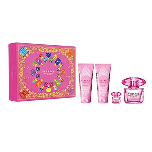 Versace Ladies Bright Crystal Absolu Gift Set - Luxurious Fragrance Available Online in Hong Kong & China