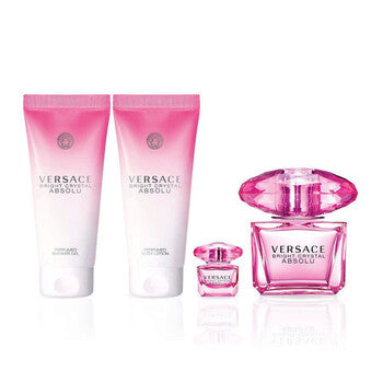 Versace Ladies Bright Crystal Absolu Gift Set - Luxurious Fragrance Available Online in Hong Kong & China