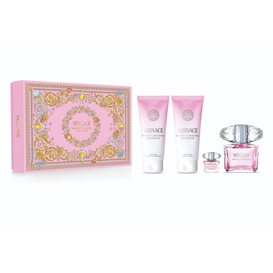 Versace Ladies Bright Crystal Gift Set Fragrances (Wholesale) - Luxurious Fragrance Available Online in Hong Kong & China