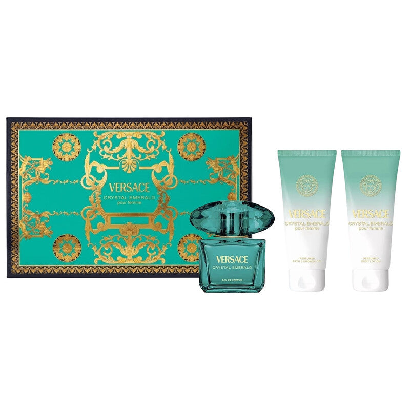Versace Ladies Crystal Emerald Gift Set Fragrances (Wholesale) - Luxurious Fragrance Available Online in Hong Kong & China