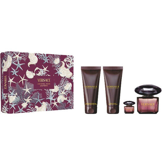 Versace Ladies Crystal Noir Gift Set - Luxurious Fragrance Available Online in Hong Kong & China