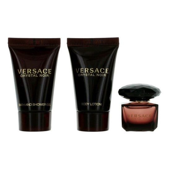 Versace Ladies Crystal Noir Gift Set Sets (Wholesale) - Luxurious Fragrance Available Online in Hong Kong & China