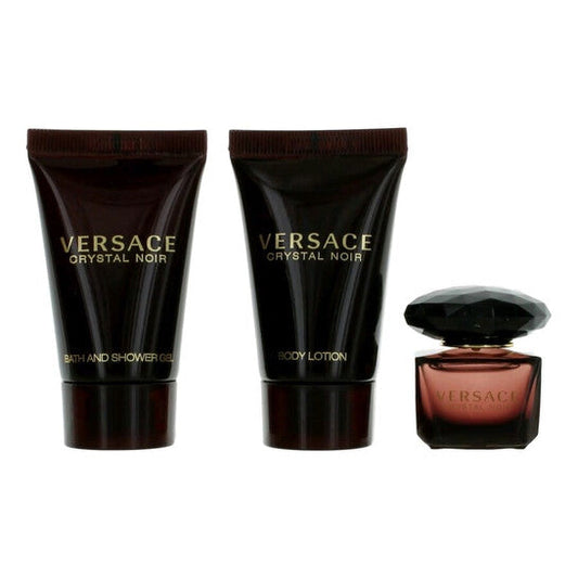 Versace Ladies Crystal Noir Gift Set Sets (Wholesale) - Luxurious Fragrance Available Online in Hong Kong & China