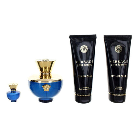 Versace Ladies Dylan Blue Gift Set Fragrances (Wholesale) - Luxurious Fragrance Available Online in Hong Kong & China
