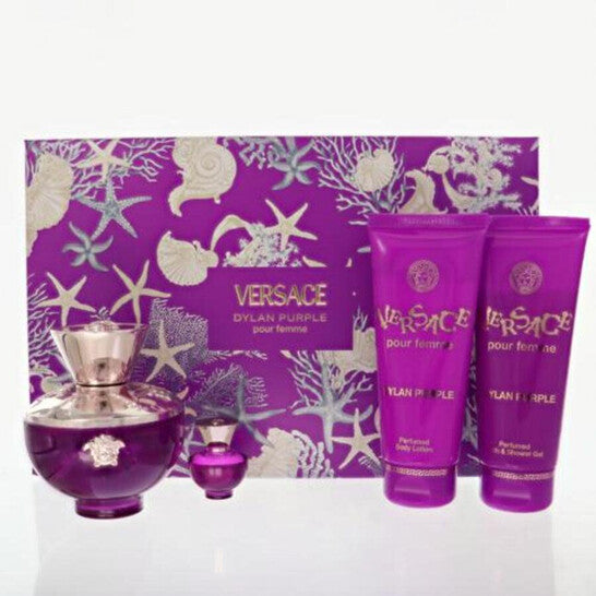 Versace Ladies Dylan Purple Gift Set Fragrances - Luxurious Fragrance Available Online in Hong Kong & China