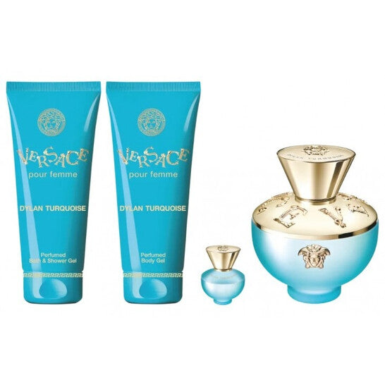 Versace Ladies Dylan Turquoise Gift Set - Luxurious Fragrance Available Online in Hong Kong & China