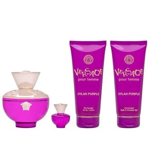 Versace Ladies Pour Femme Dylan Purple Gift Set Fragrances - Luxurious Fragrance Available Online in Hong Kong & China