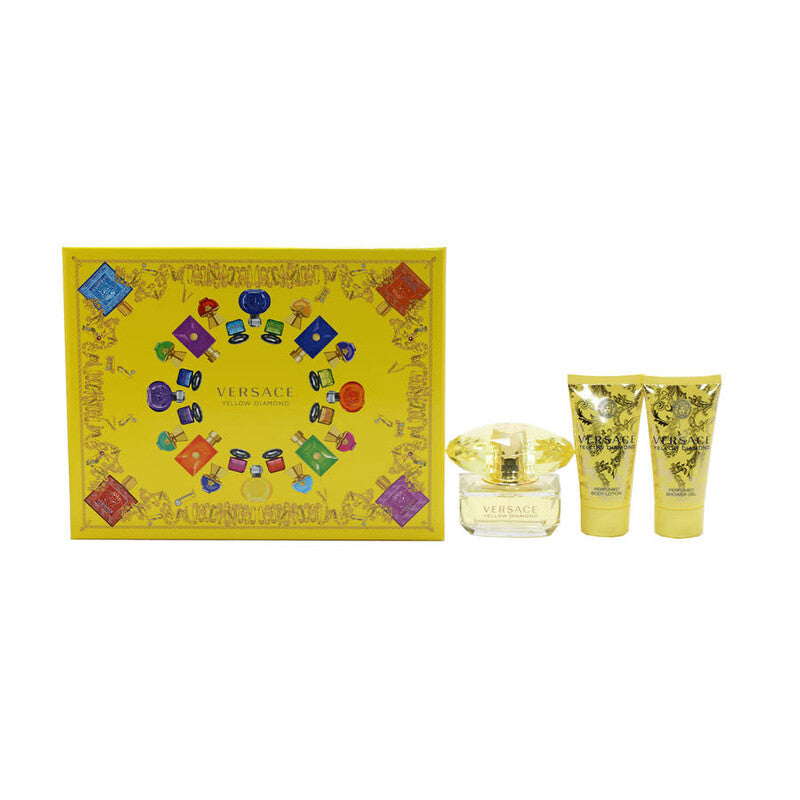 Versace Ladies Versace Yellow Diamond Gift Set Fragrances - Luxurious Fragrance Available Online in Hong Kong & China