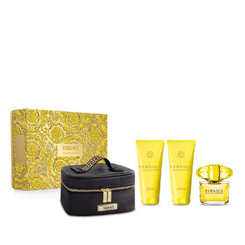 Versace Ladies Versace Yellow Diamond 4pcs EDT Gift Set Fragrances (Wholesale) - Luxurious Fragrance Available Online in Hong Kong & China